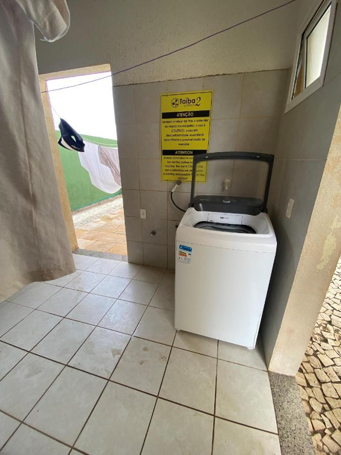 Beachfront Apt & Jacuzzi Taiba Bagian luar foto